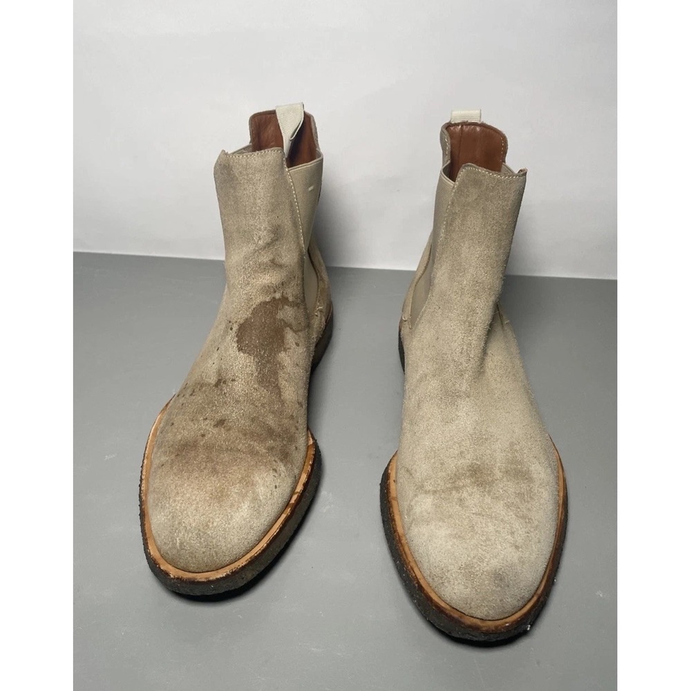 Common Projects Suede Chelsea Boots Men's 43 US10 Made in Italy Distressed